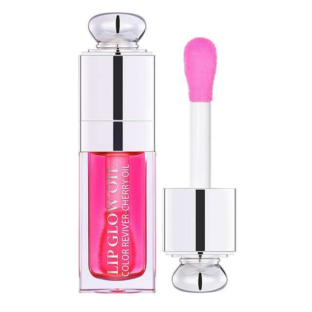 Ibcccndc Lip Gloss Lipstick in transparent pink with applicator for moisturizing and nourishing lips