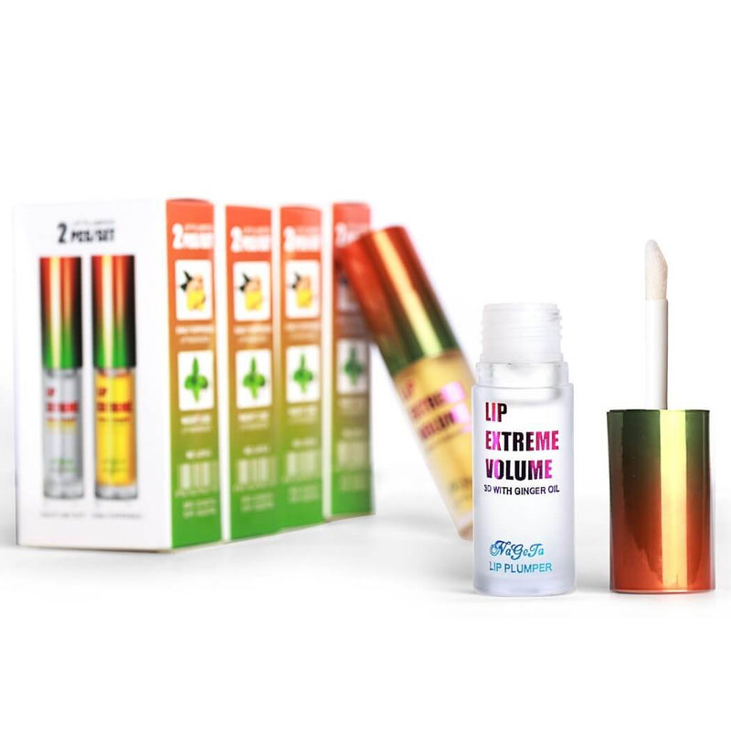 Lip plumper with ginger oil for extreme volume, enhancing hydration and brightness for full, sexy lips.