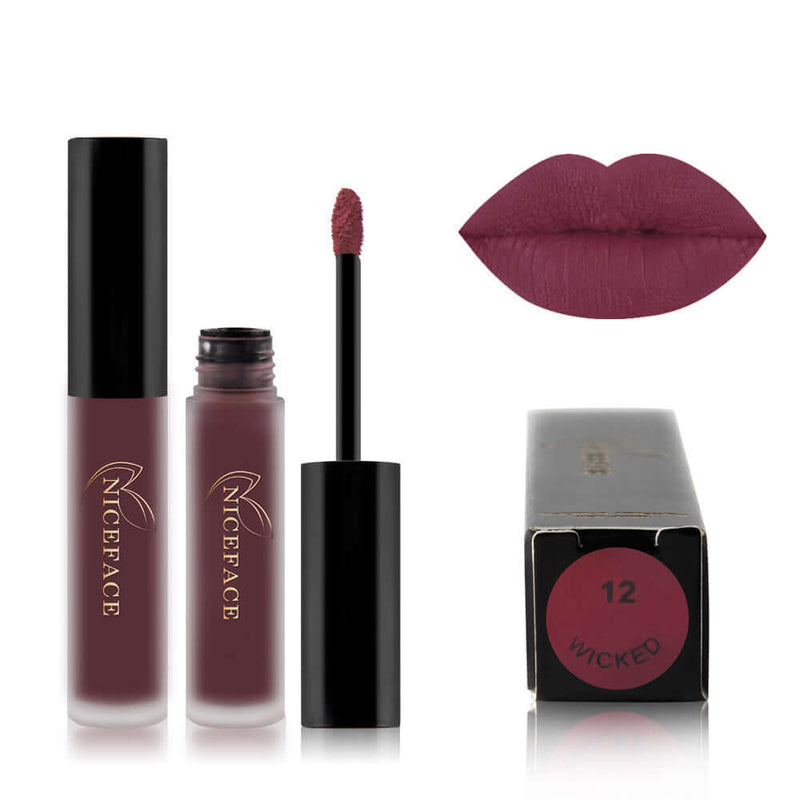 Best Lip Gloss in Wicked shade, featuring a luxurious applicator and rich color for enhanced lips.