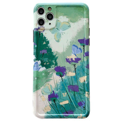 Flower butterfly phone case
