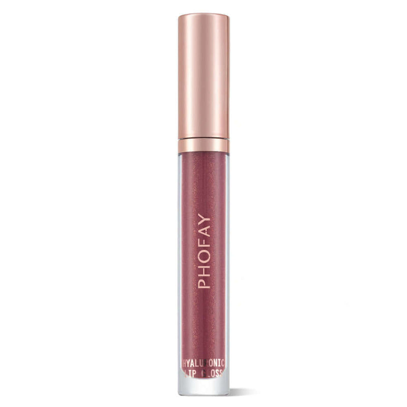 PHOFAY Hyaluronic Lip Gloss in a sleek tube, offering long-lasting, moisturizing shine for soft, smooth lips.