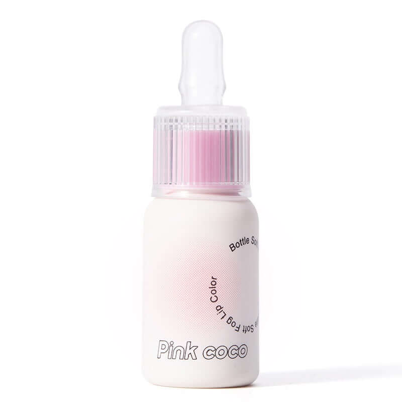 Bottle Mirror Lip Gloss in Pink Coco, soft color, moisturizing formula for vibrant, lasting lip color.