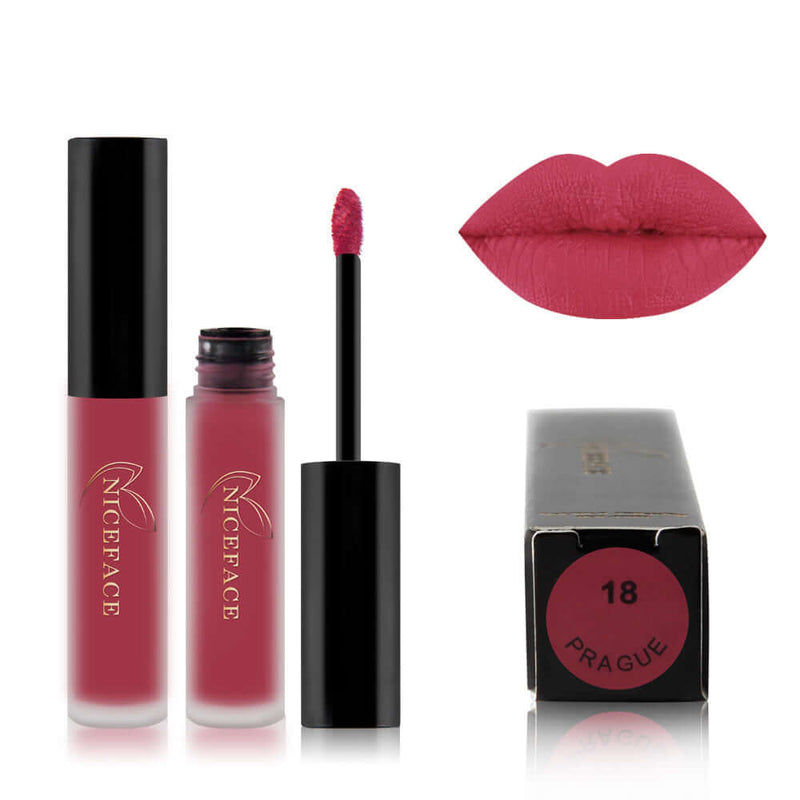 Best Lip Gloss in shade Prague by NiceFace, showcasing high-shine, hydration, and elegant color.