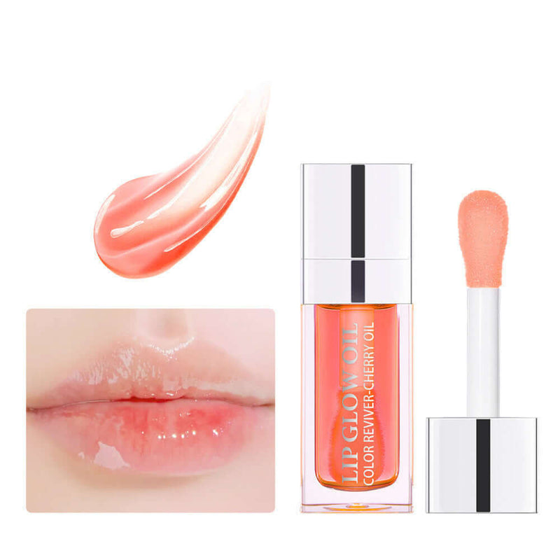 Ibcccndc Lip Gloss Lipstick with moisturizing and nourishing properties showcasing gloss and application.