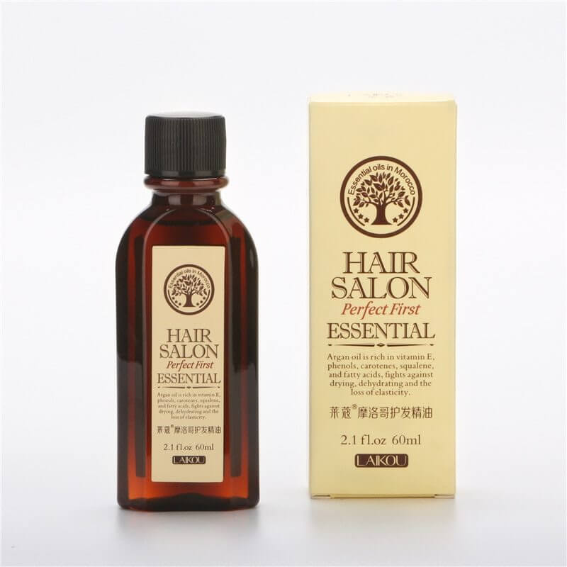 Essential oils for hair: Hair Salon Perfect First Essential, enriched with vitamin E for healthy hair.