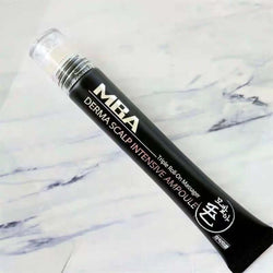 MBA Derma Scalp Intensive Ampoule with triple roller for scalp care, promoting healthy hair growth.