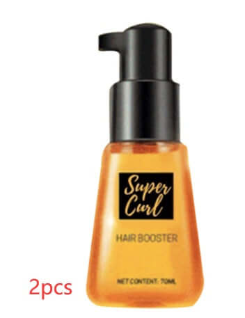 Super Curl Hair Booster oil in 70ml bottle for moisturizing and styling curls, ideal for all hair types.