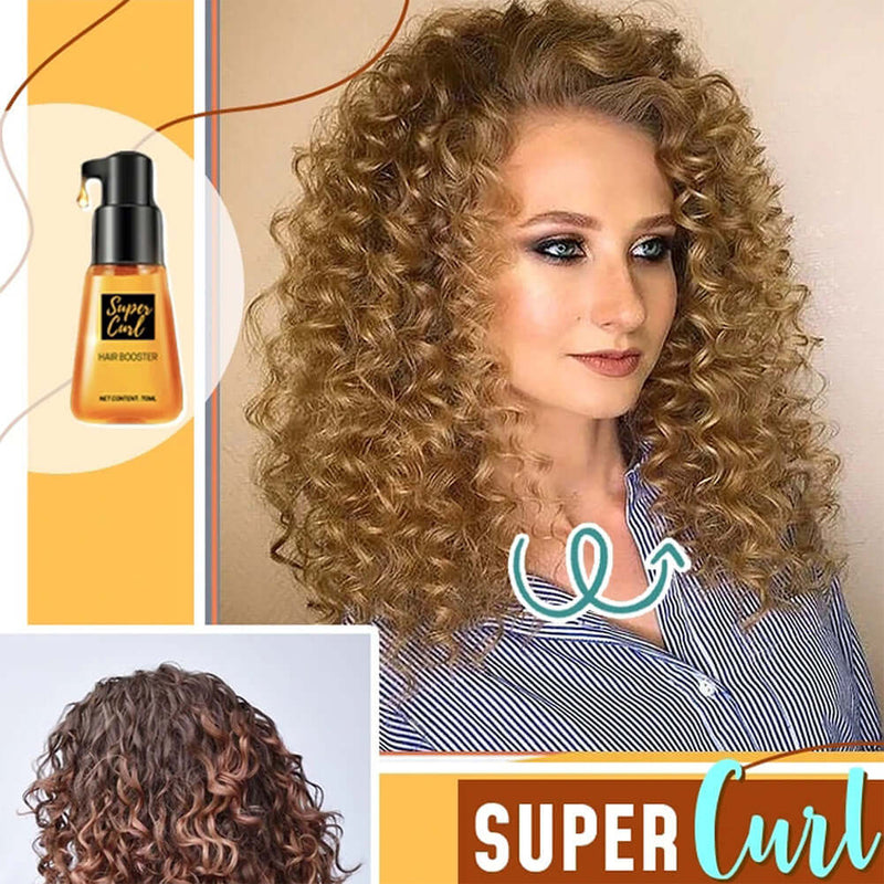 Model showcasing Morocco hair conditioner for defined, bouncy curls, featuring floral fragrance and moisturizing benefits.
