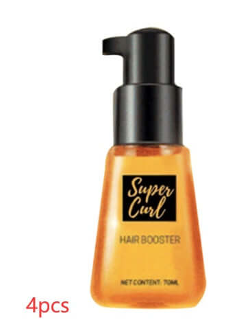 Super Curl Hair Booster oil for moisturizing and nourishing curls, 70ml bottle with floral fragrance.