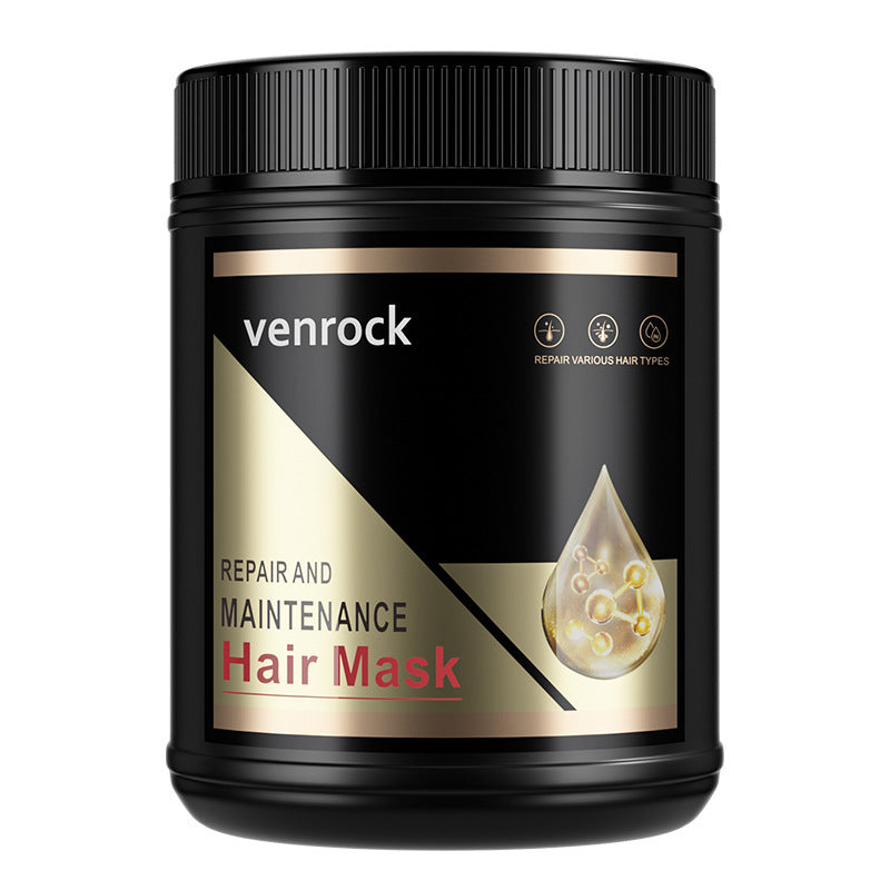 Venrock Repair and Maintenance Hair Mask, 1000g, nourishes and repairs various hair types, suitable for youth.